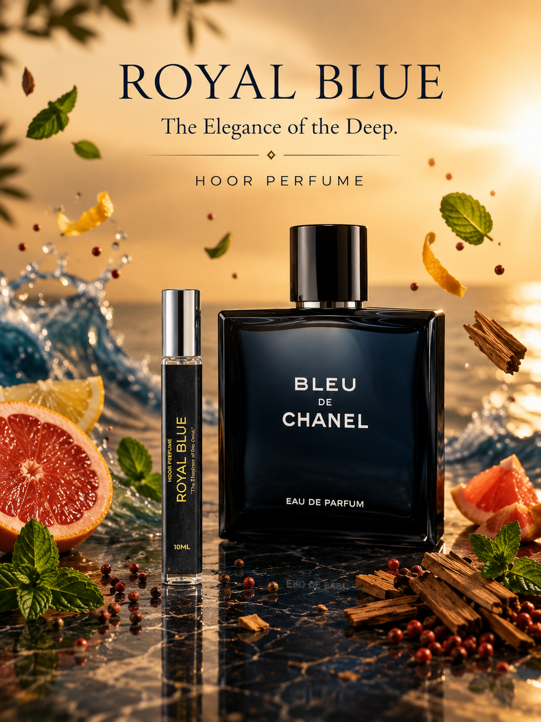 HOOR Golden Box | 4 Luxury Perfume Samples