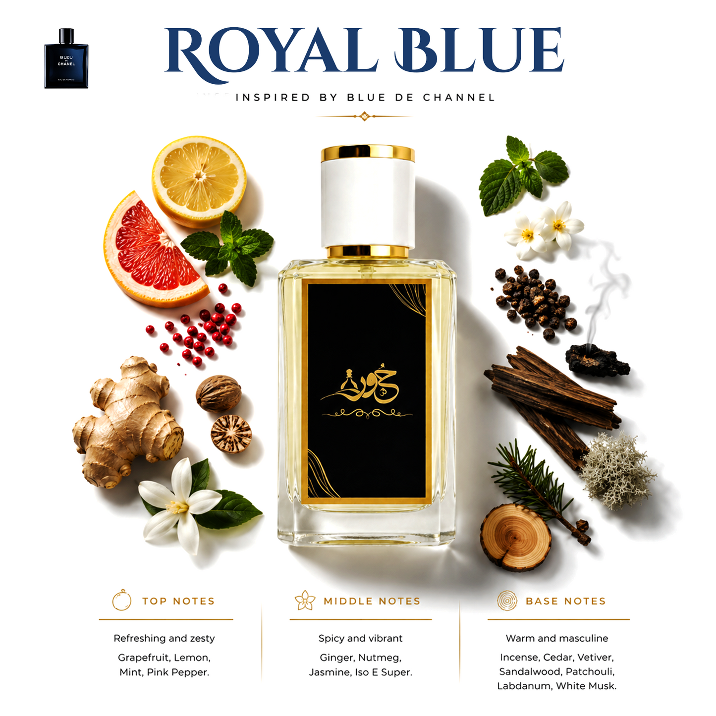 ROYAL BLUE - Inspired by Blue De Channel